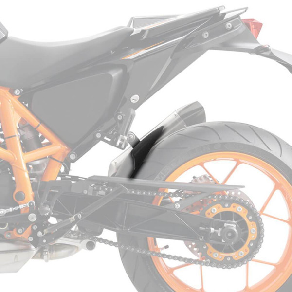 Pyramid Plastics Pyramid hugger extension | matte black | ktm 690 duke 2012>current